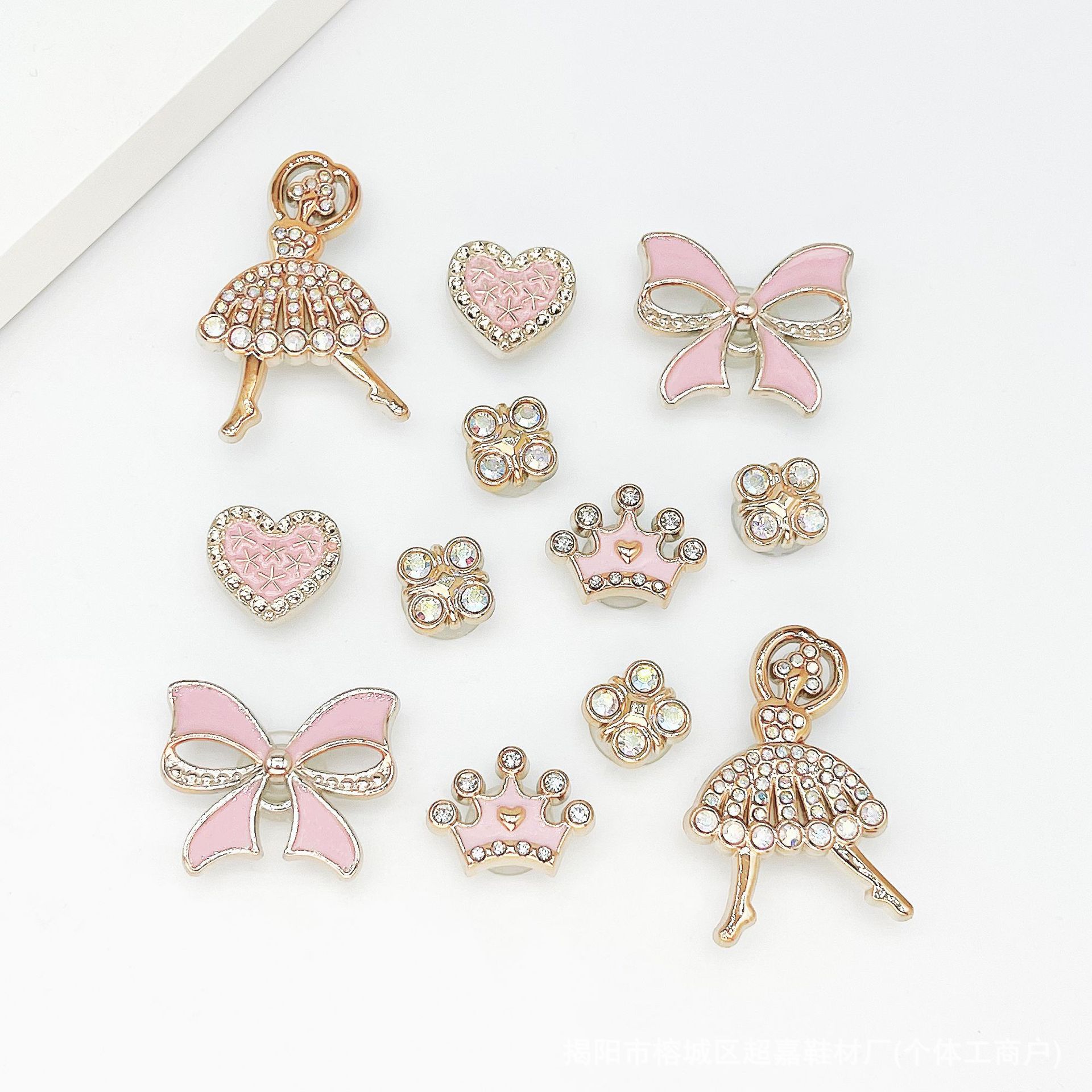 CJ-170 Corazón de ballet rosa