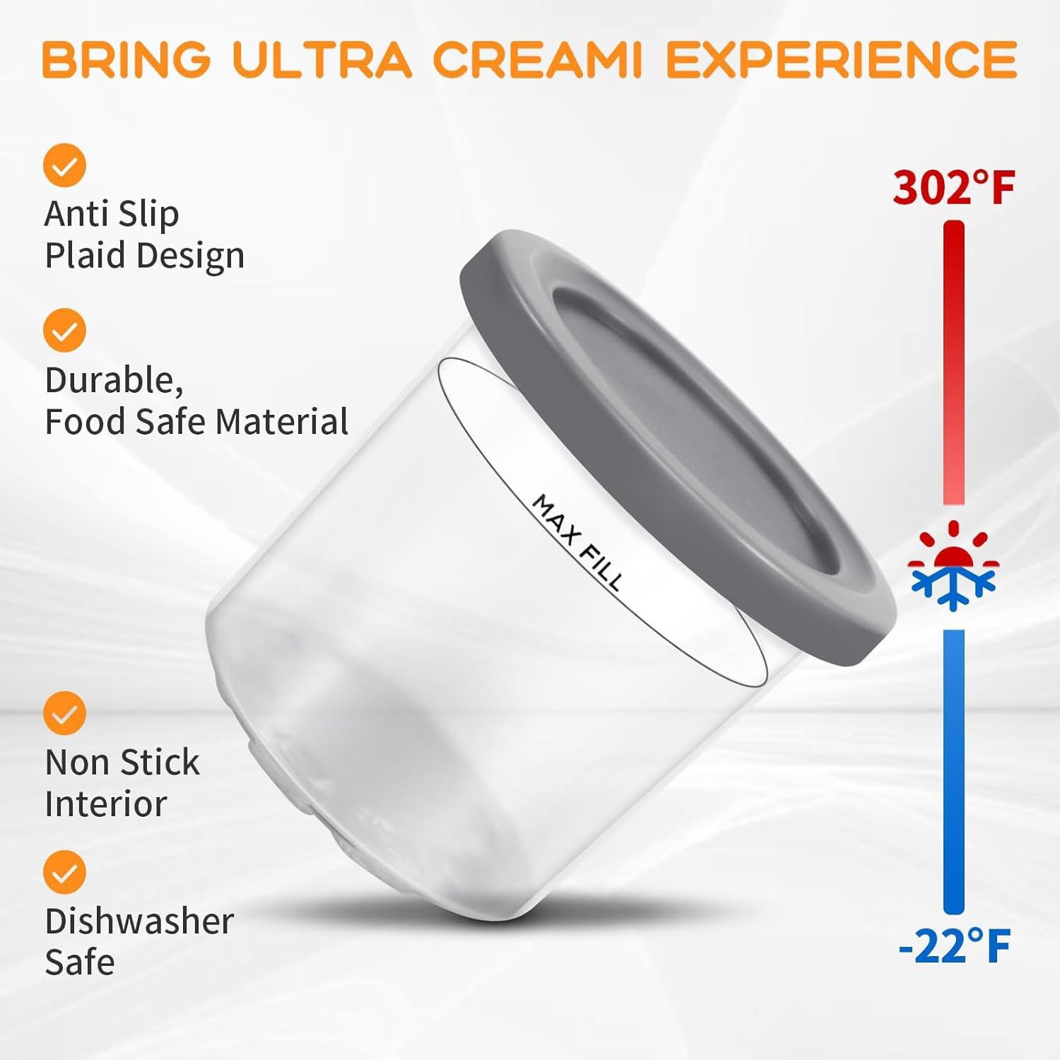 Nuevo producto Ninja Cream Deluxe Ice Cream Taza para la serie Ninja NC300 NC301