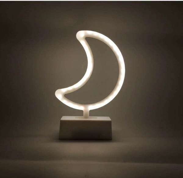 Base injection plastic neon light moon warm white