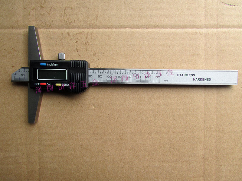 上海恒量数显深度尺0-150/200/300/500/1000mm