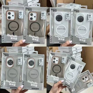 荣耀600 畅玩60PC雾砂肤感壳适用华为NOVA16 mate80pro磁吸手机壳