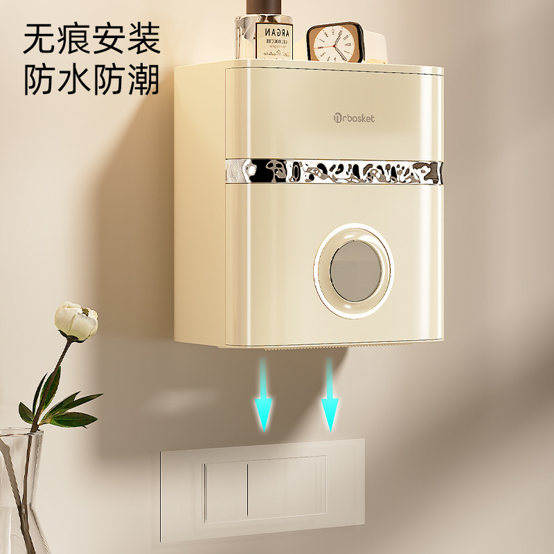 浴室トイレットペーパーボックス壁掛けトイレットペーパー収納ボックス防水トイレットペーパー収納ラックトイレットペーパーボックス|undefined