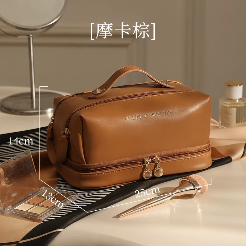 Women's Makeup Bag Organizer 2025 New Arrival Portable Large Capacity Travel Luxury High-End Toiletry Bag - Thumbnail 7