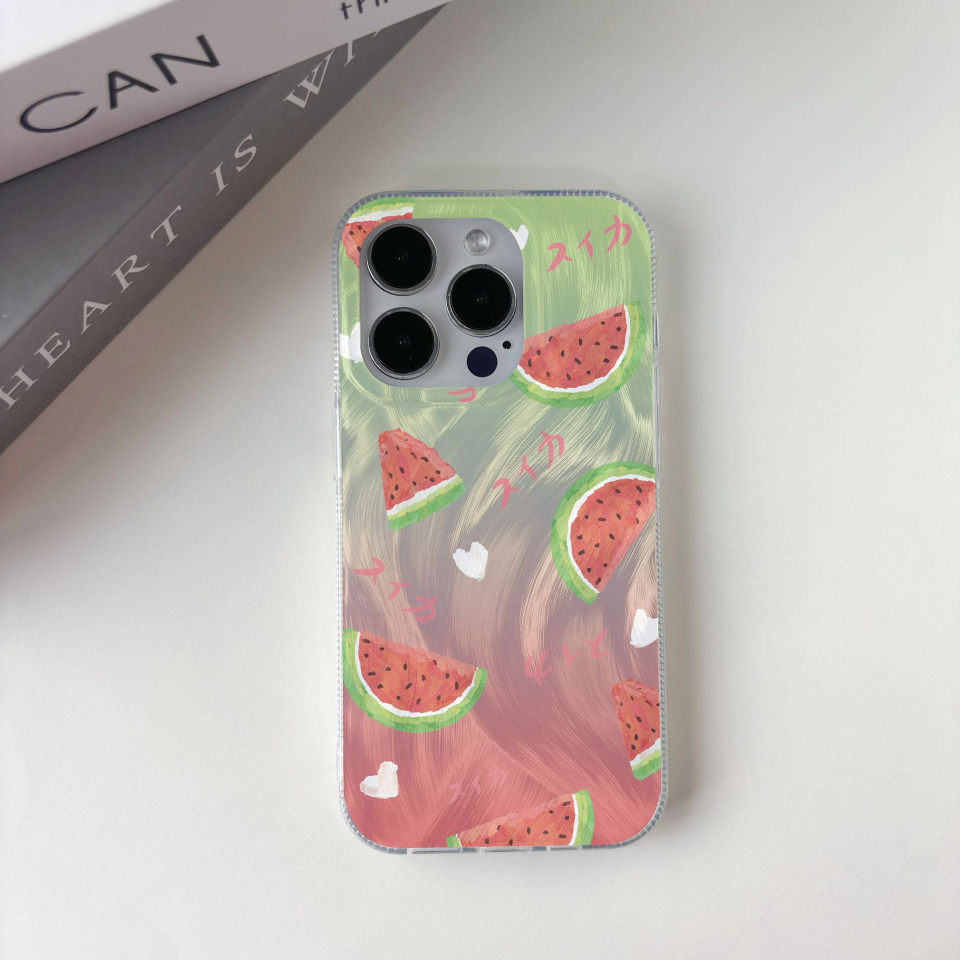 Funda para teléfono Apple 15, 14 Pro Max, 13, 12, 11, diseño de plumas, pintada, IMD, femenina, bonita, venta al por mayor