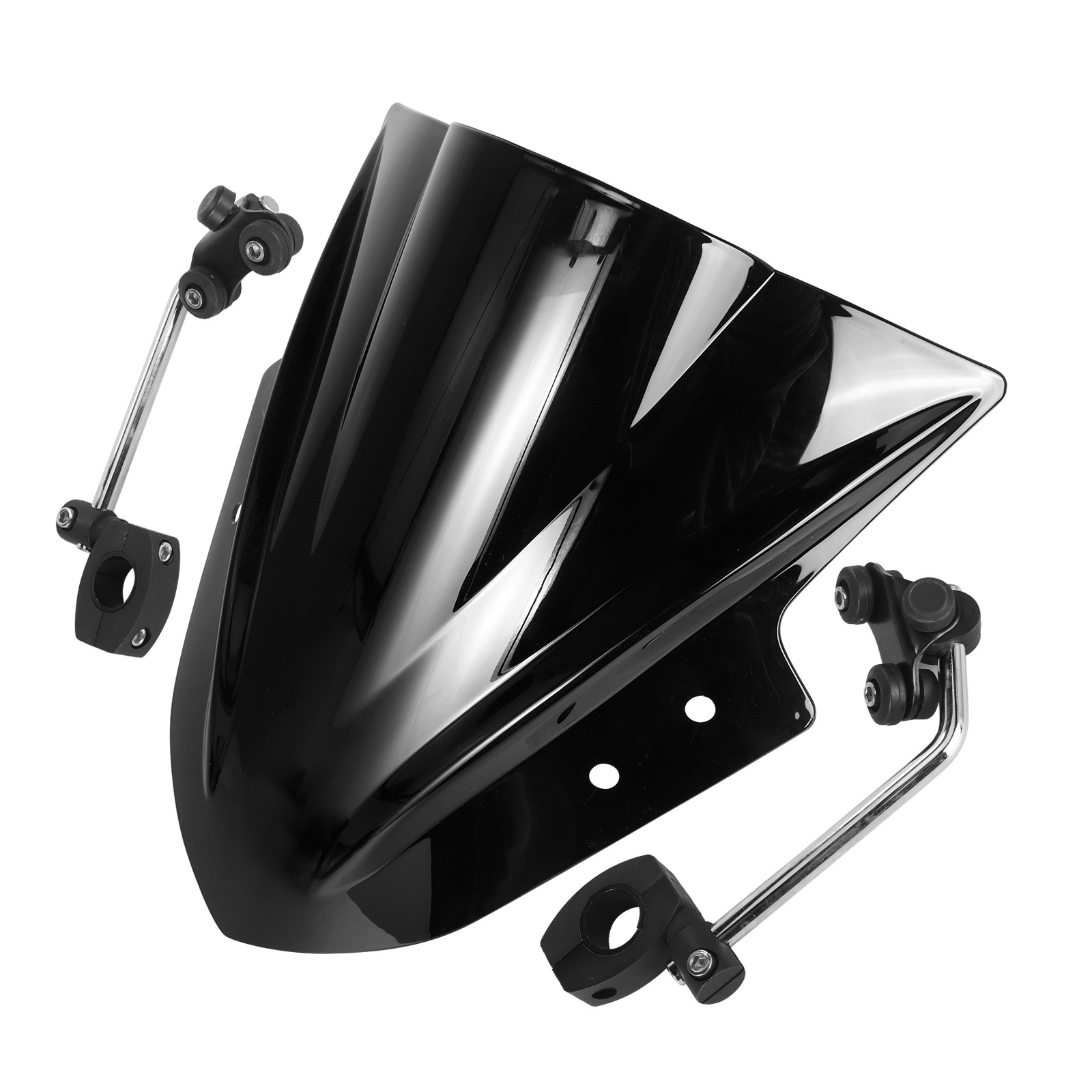 Suitable for 2013-2017 Kawasaki 300 R Ex300 Ex300R Black Windshield Deflector Windshield