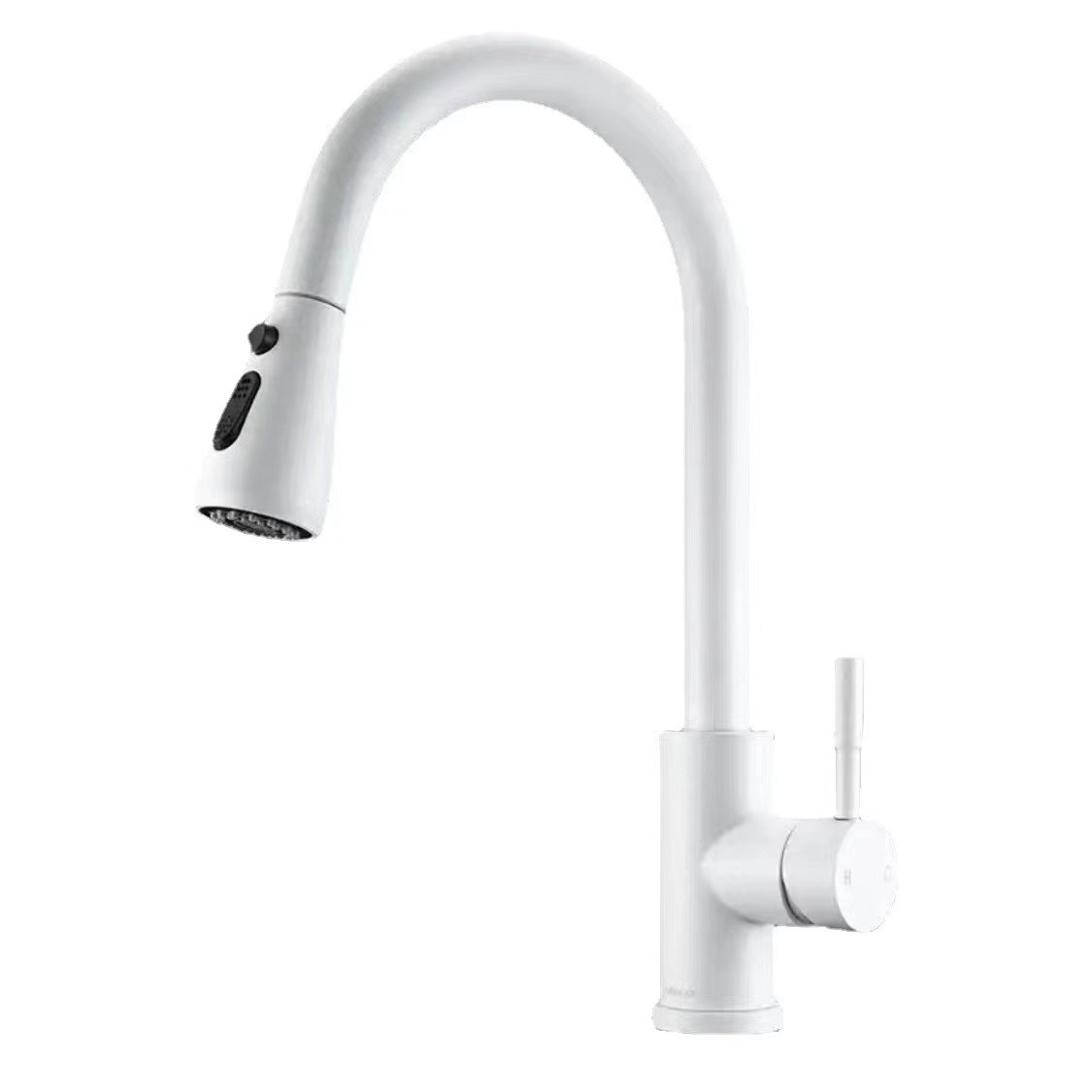 SUS304 Acero inoxidable cocina pull grifo inducción caliente y fría retráctil cepillado Oro Negro toque grifo