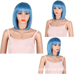 �W����ɫ�����^��Ȼ����ȫ�^�׼ٰl�R�����l���R��ٰlŮ35cm��ɫ