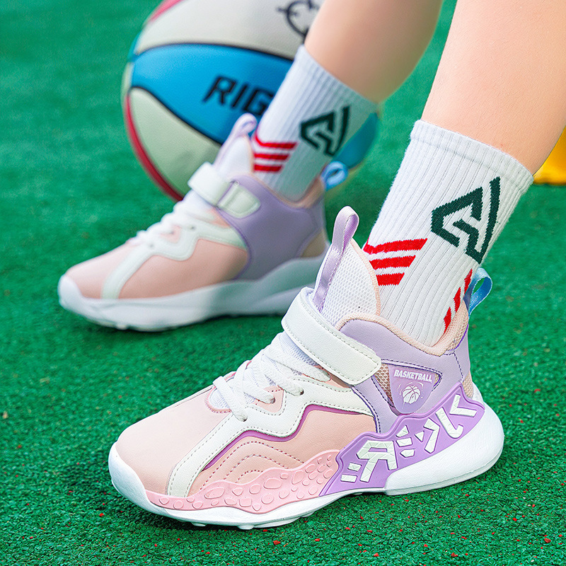 Chaussures de basket pour enfant respirantes et durables_voghion.com