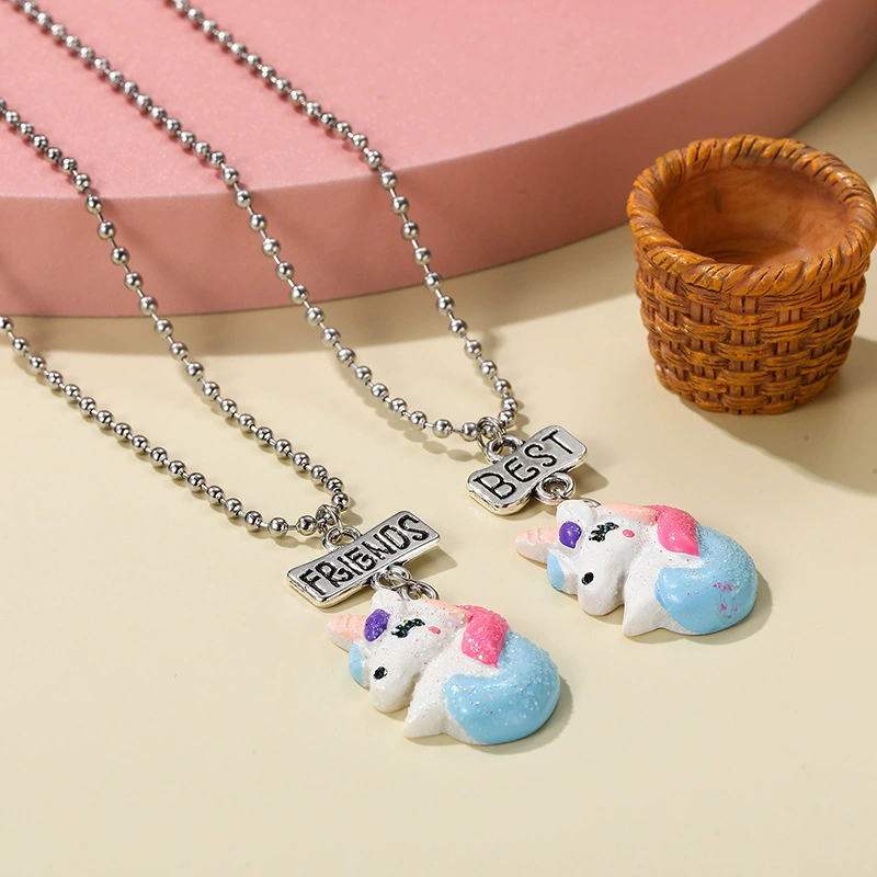 Children's necklace, cartoon ceramics, pendant for men and women, Amazon