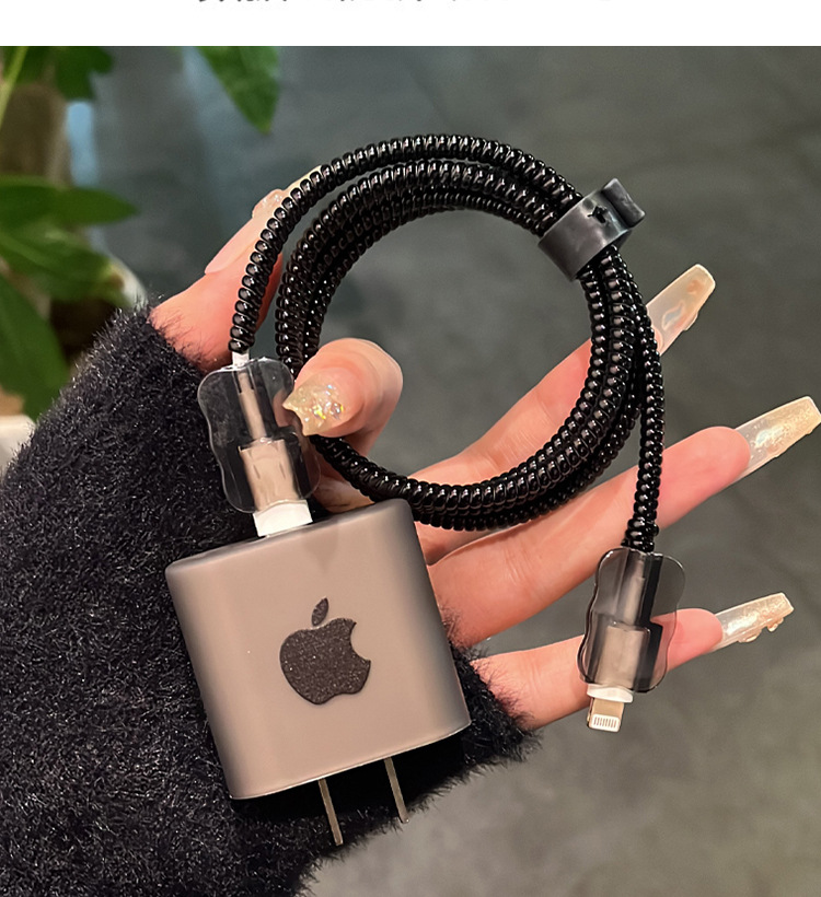 Capa de cable de datos para Apple 20w cable de carga anti-rotura 13 carga rápida 15 / 12 cubierta de cable de datos