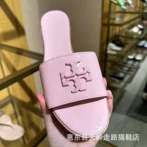 TB zapatillas de moda de tacones bajos para mujeres europeas y americanas zapatillas retrógradas tipo de sandallas de playa para mujeres antideslizantes