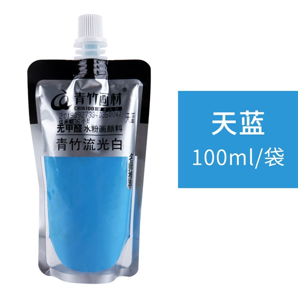 Sky Blue-Streamer White Bag 100ml