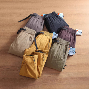Mountain outdoor big cattle goods! 90 duck down! Waterproof Belt Straight Casual Trendy Down Coil Pants