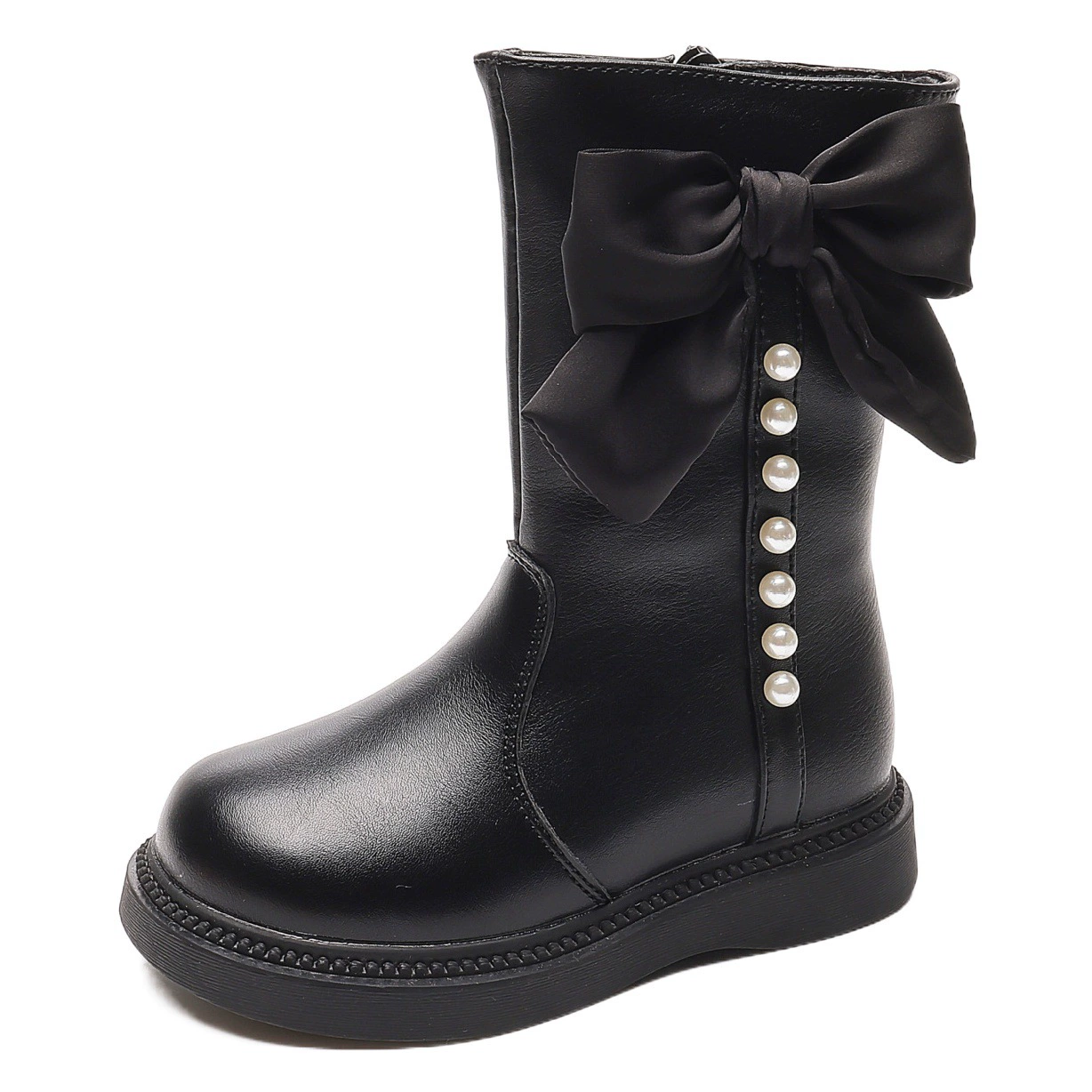 Детские сапоги Little Bear 2025: новые осенне-зимние сапоги-полусапожки для девочек, на флисовой подкладке