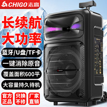 志高金刚户外广场舞拉杆音响 大功率蓝牙超大音量家用K歌重低音炮