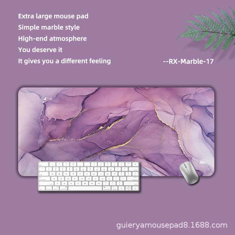 Alfombrilla de ratón con diseño de mármol estilo nórdico, antideslizante, ideal para oficina o escritorio