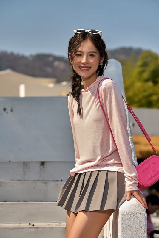 莱赛尔天丝连帽防晒罩衫慵懒风微透薄款长袖t恤女士夏季宽松上衣|undefined