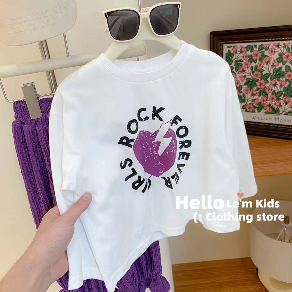 Camisa de fondo de algodón para niños 2023 nuevos niños y niñas letra impresa Camiseta de manga larga bebé simple cuello redondo interior t