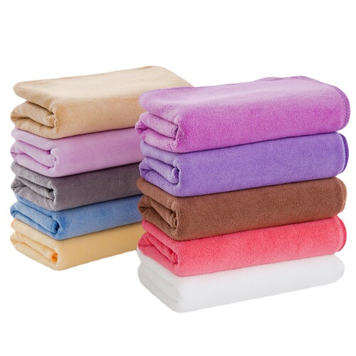 Xiangfeng Factory Wholesale 400g Microfiber Dry Hair Towel Thickened Water Absorbent Beauty Salon Barber Shop Special Towel