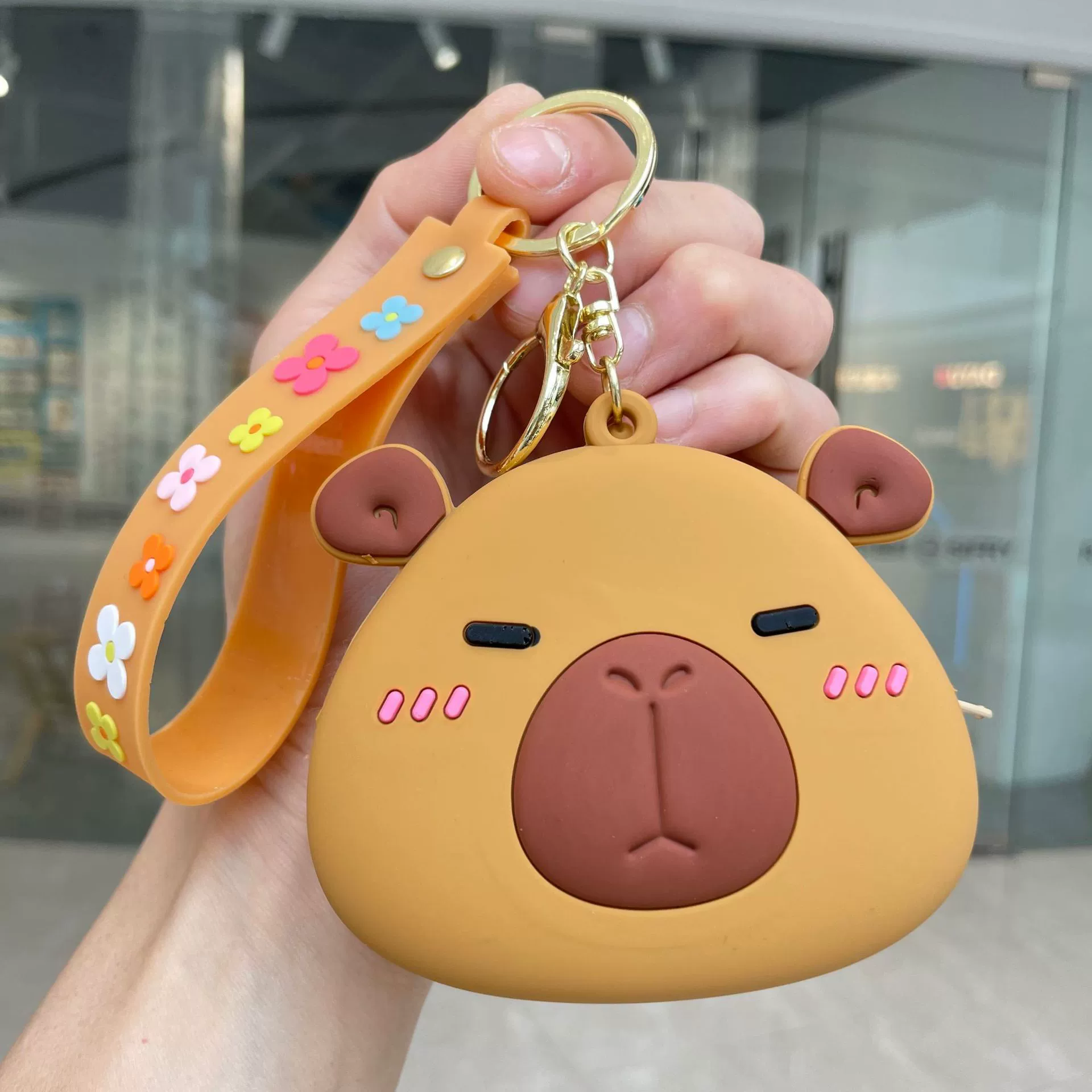 Sanrio силиконовый кошелек, сумочка для ключей, брелок, подвеска, подарок на день рождения