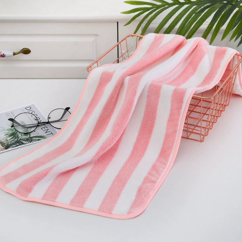 Coral soft dry bath towel, wholesale, water absorbent, Birthday gift