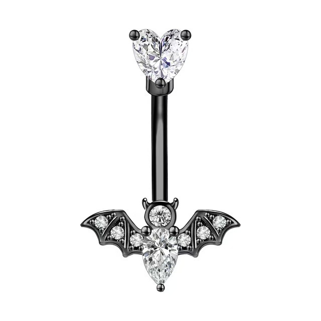 Silver pointed spike labret stud material detail