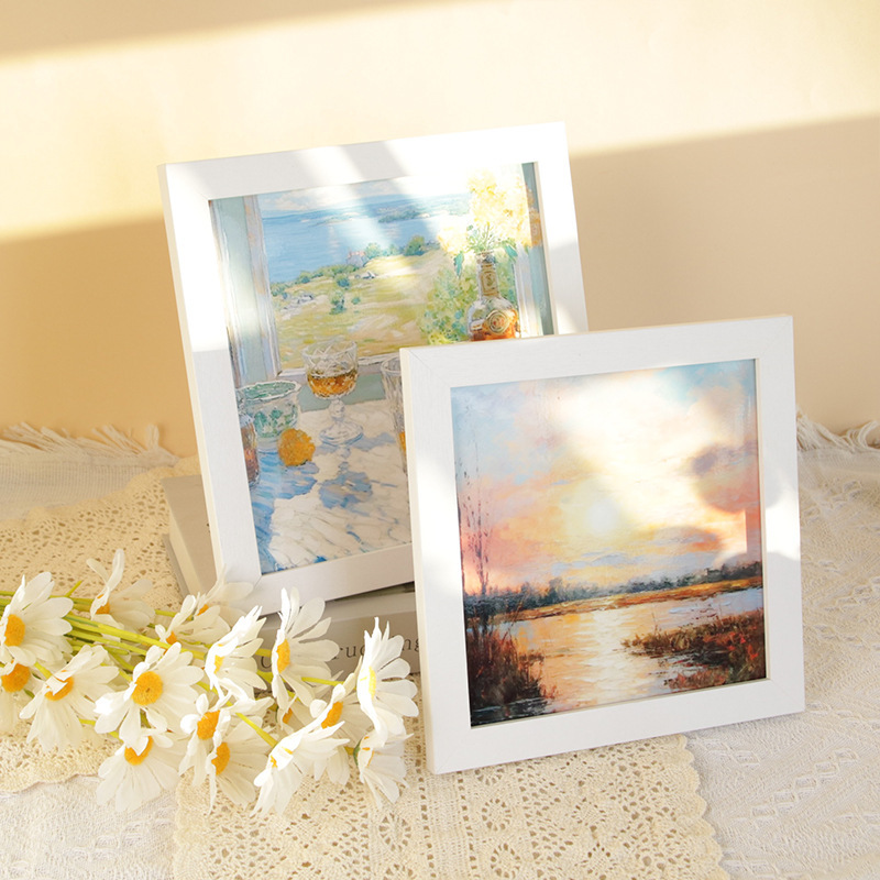 Simple modern square photo frame table creative personality picture frame large size decorative picture frame wall hanging wholesale