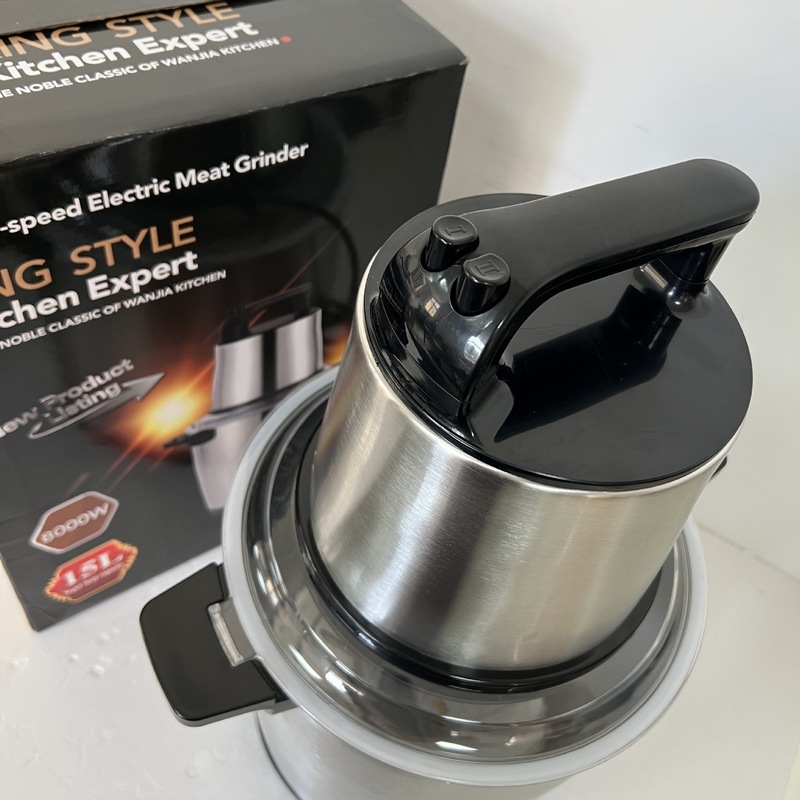 Fufumachine6L 電気ミートグラインダーガーリックミキサーと生地ミートボールビーター食品サプリメントマシンステンレス鋼|undefined