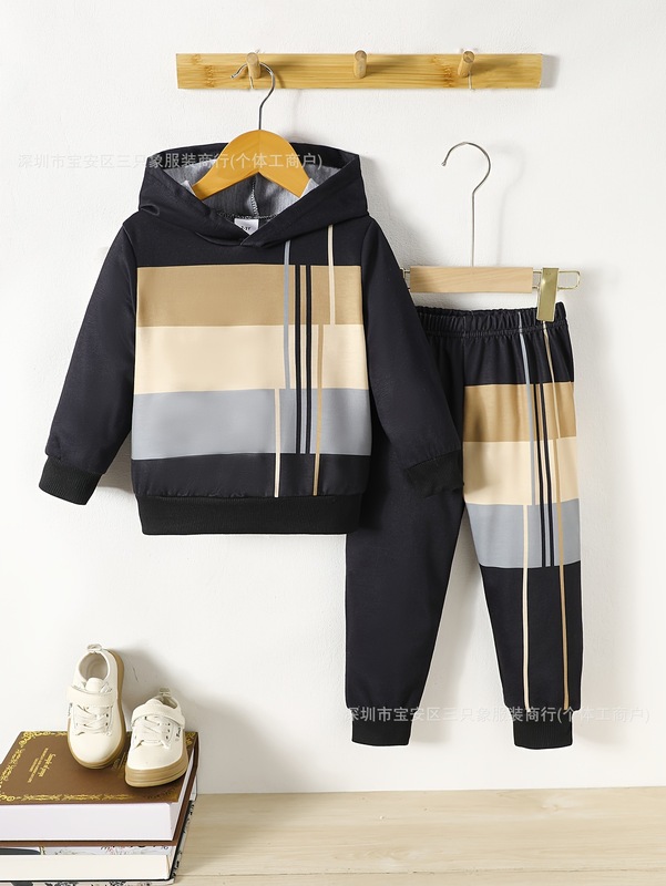 Boys' warm hoodie set, children's autumn sports set 男童卫衣|undefined