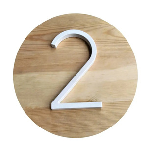 Wholesale zinc alloy sign creative personality metal digital door number furniture door industry door number sign