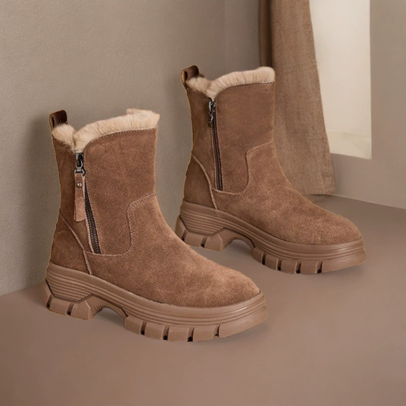 Martens, демисезонные теплые кожаные полусапожки для отдыха, 2024 г.