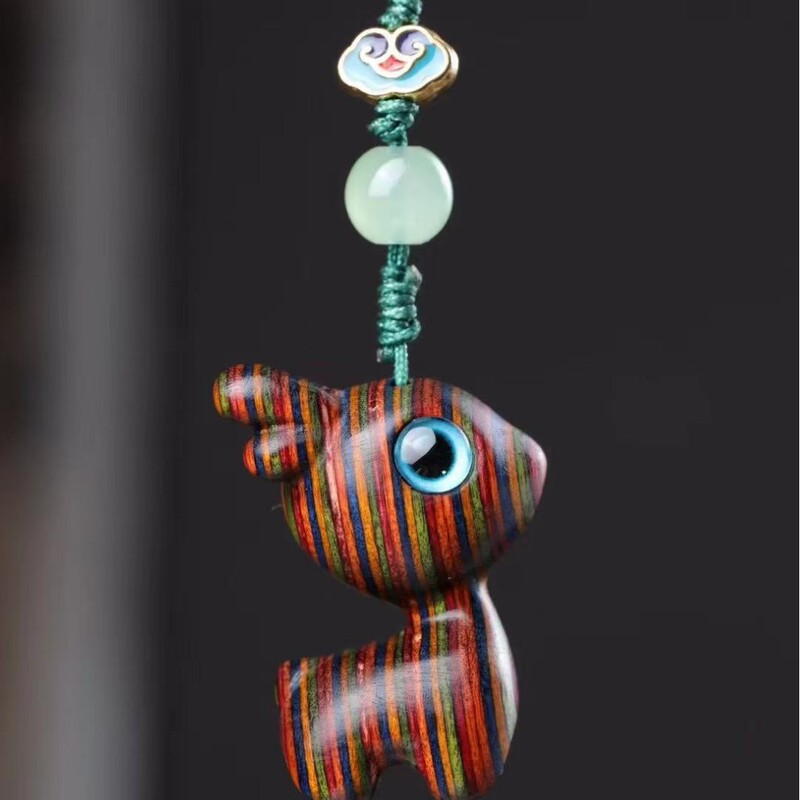 漂漆芭比小鹿手工编绳手机挂包包钥匙扣一路平安流苏萌鹿车载挂件|undefined