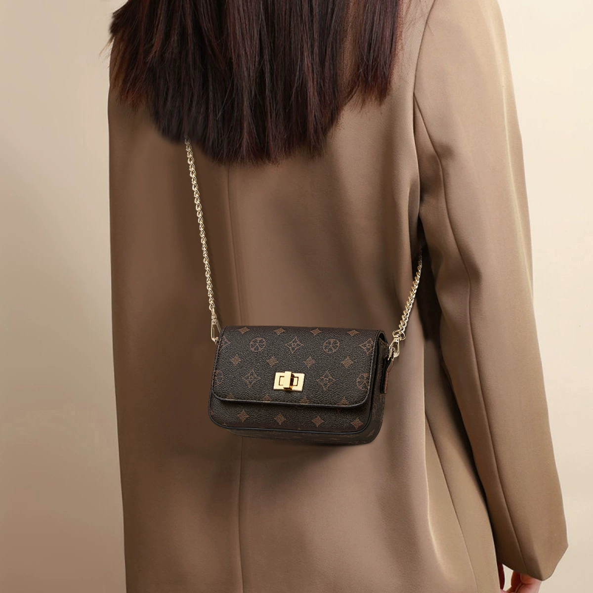 FOXER/Золотая лиса взрывная сумка женская сумка для мобильного телефона с принтом