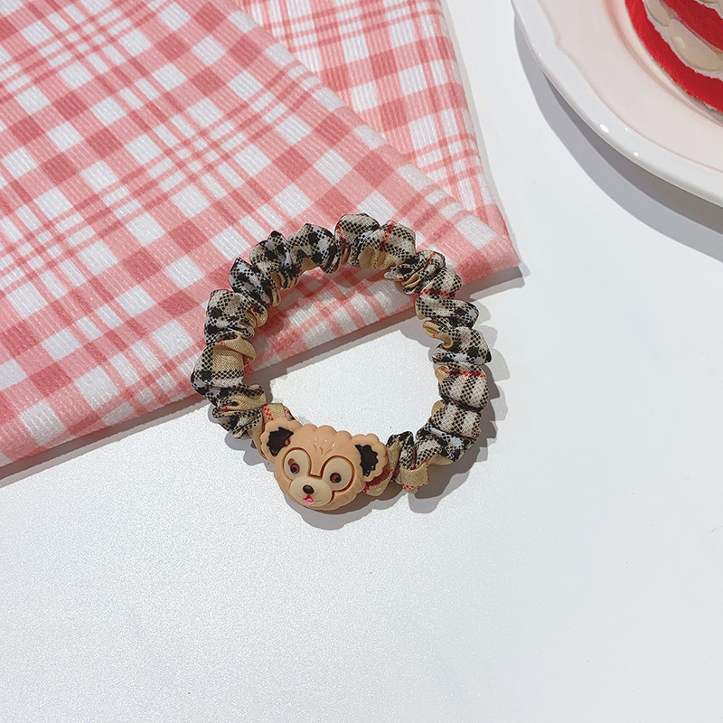 Internet celebridad de dibujos animados lindo pelo cuerda chica banda de pelo ins banda de goma lazo pelo dulce intestino delgado anillo bola cabeza accesorios para el cabello femenino