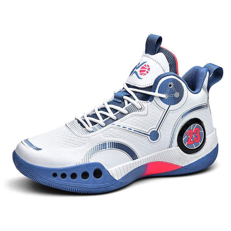 Venom James Basketball Shoes with Friction Sound, Non-Slip, Wear-Resistant, Lightweight, Breathable, High-Top Male Youth Sneakers