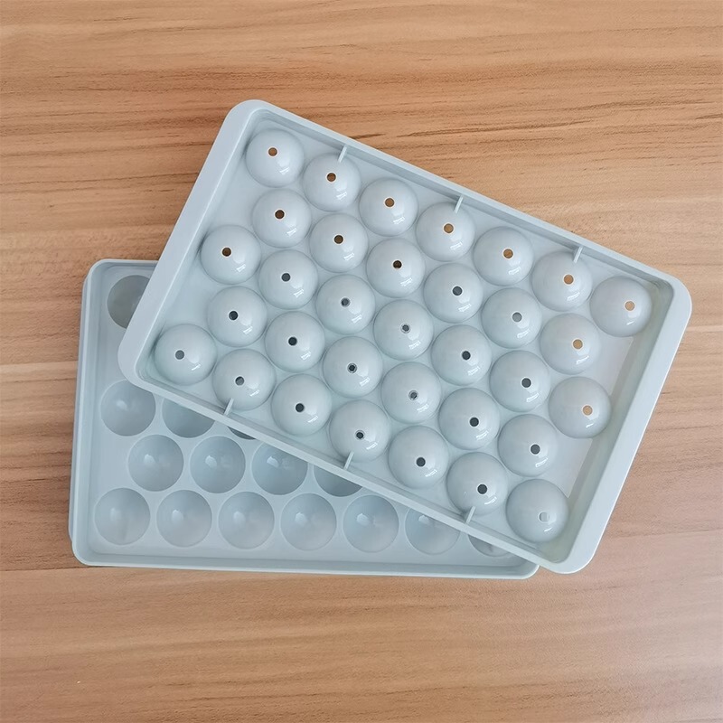冷凍アイスキューブ型家庭用食品グレードアイスボール製氷皿アイスボックス自家製丸型ソフトシリコン商業用氷保管庫|undefined