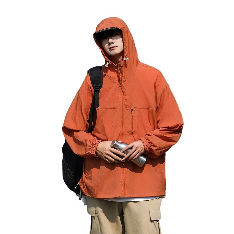 [Promoción principal] 2025 nuevo UPF50 + hielo de secado rápido chaqueta de piel anti-UV para hombres chaqueta de pareja hielo