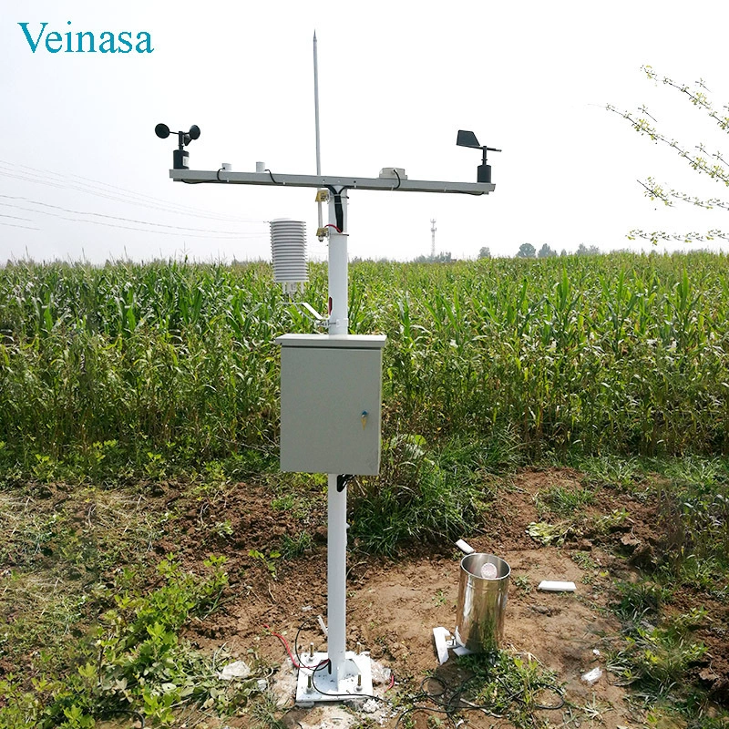 Сельскохозяйственная метеорологическая станция AAWS308 сетевая передача данных автоматического хранения данных с ЖК-экраном эффективность фотосинтеза