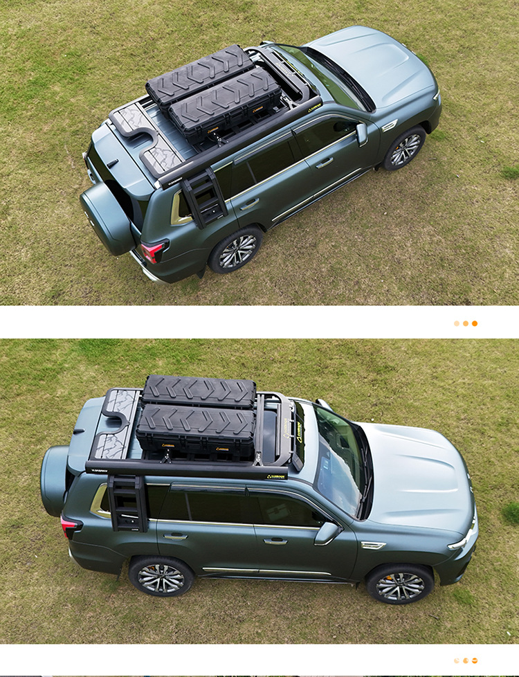 Beijing Bj60 Roof Rack Ladder Bag Mountain Curve Brand Non-Destructive Installation Roof Platform