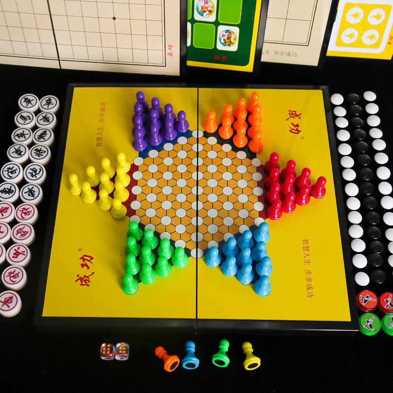 Damas magnéticas gobang volando ajedrez animal Ajedrez juego de ajedrez niños padre-hijo tablero plegable juguetes educativos