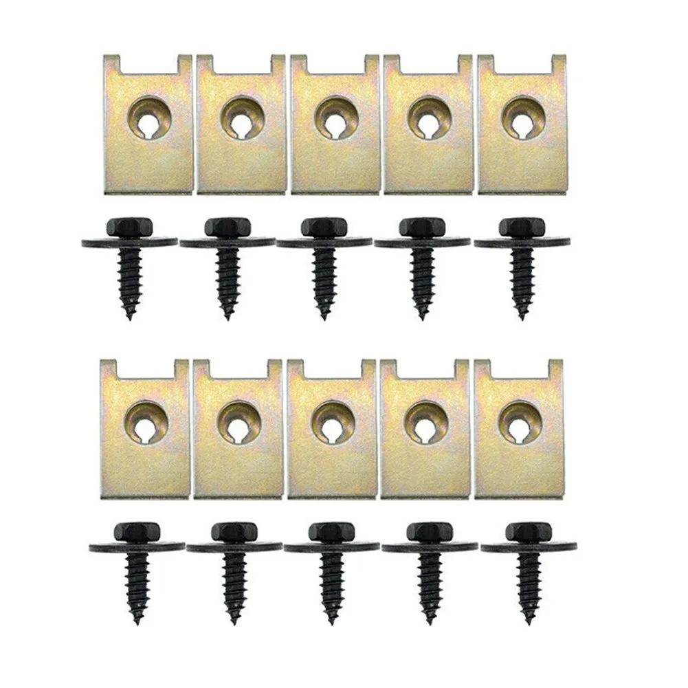 20Pcs-U-shape-Clips-Hex-Nut-Bo