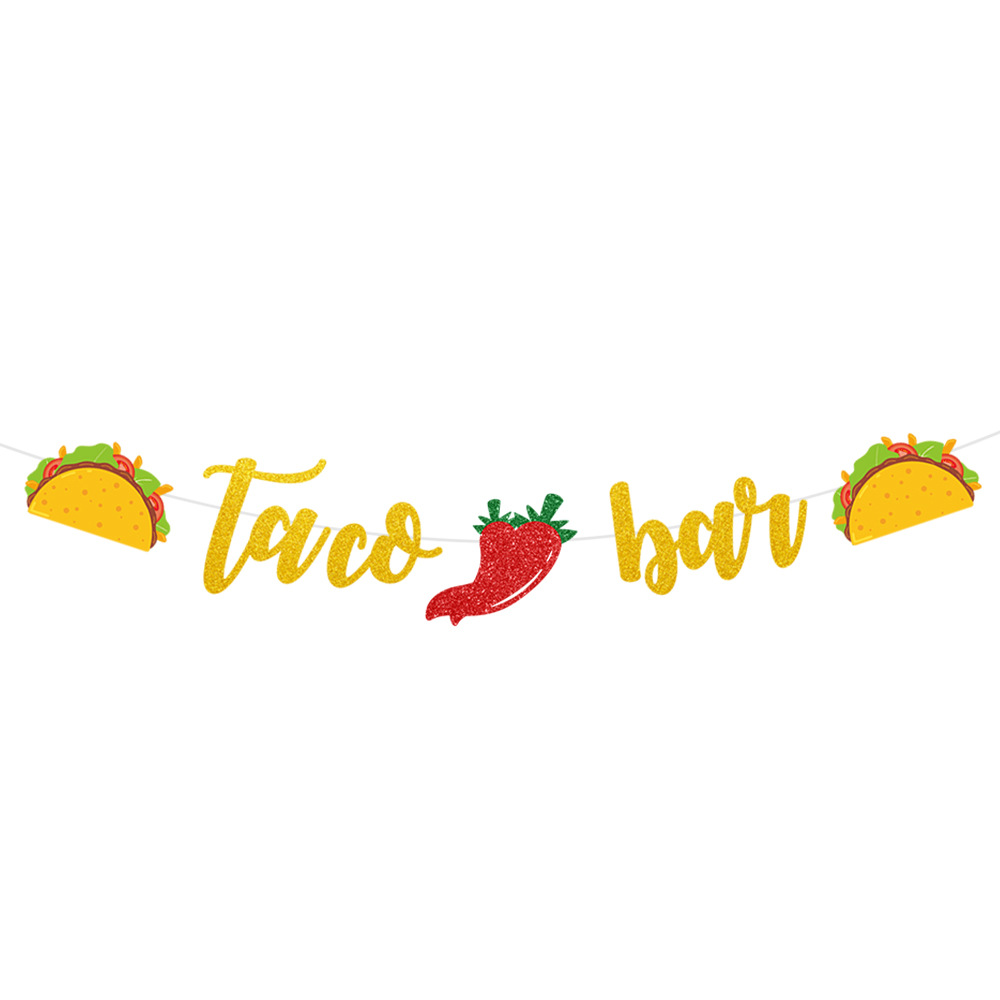 Nuevo México carnaval fiesta decoración tire bandera pastel insertar taco Mayo 5 fiesta decoración banner