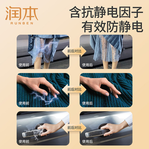 Runben antistatic fragrance spray car air freshener household clothing deodorizing antibacterial deodorant wholesale