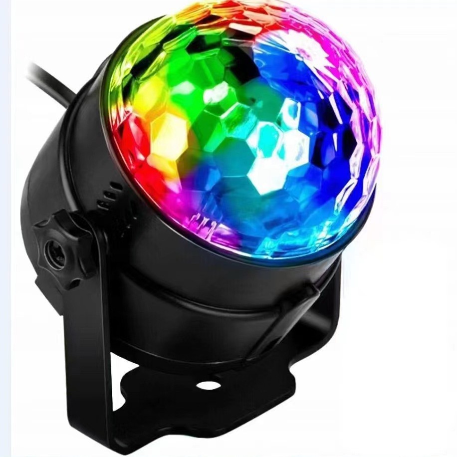 LED de colores soporte de luz láser etapa luz del partido KTV barra giratoria cristal luz flash atmósfera luz pequeña bola mágica