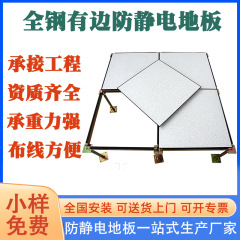 全鋼製エッジ付き帯電防止床 HPL コンピュータ室監視室配電室帯電防止空中活動 PVC 表面床
