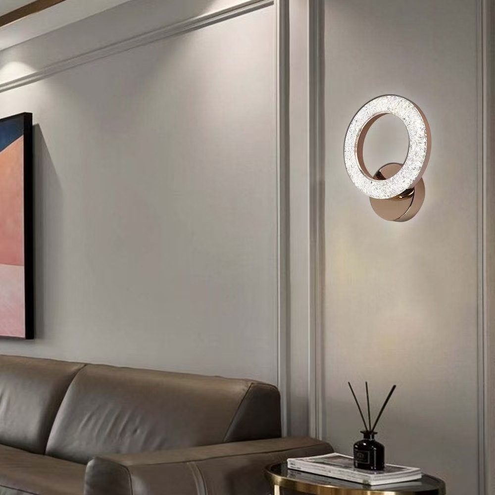 Decoración del dormitorio lámpara de cabezal de cama en el hogar nuevo dormitorio principal sala de estar escalera lámpara de pared de fondo moderna simple lámpara de pared de pasillo
