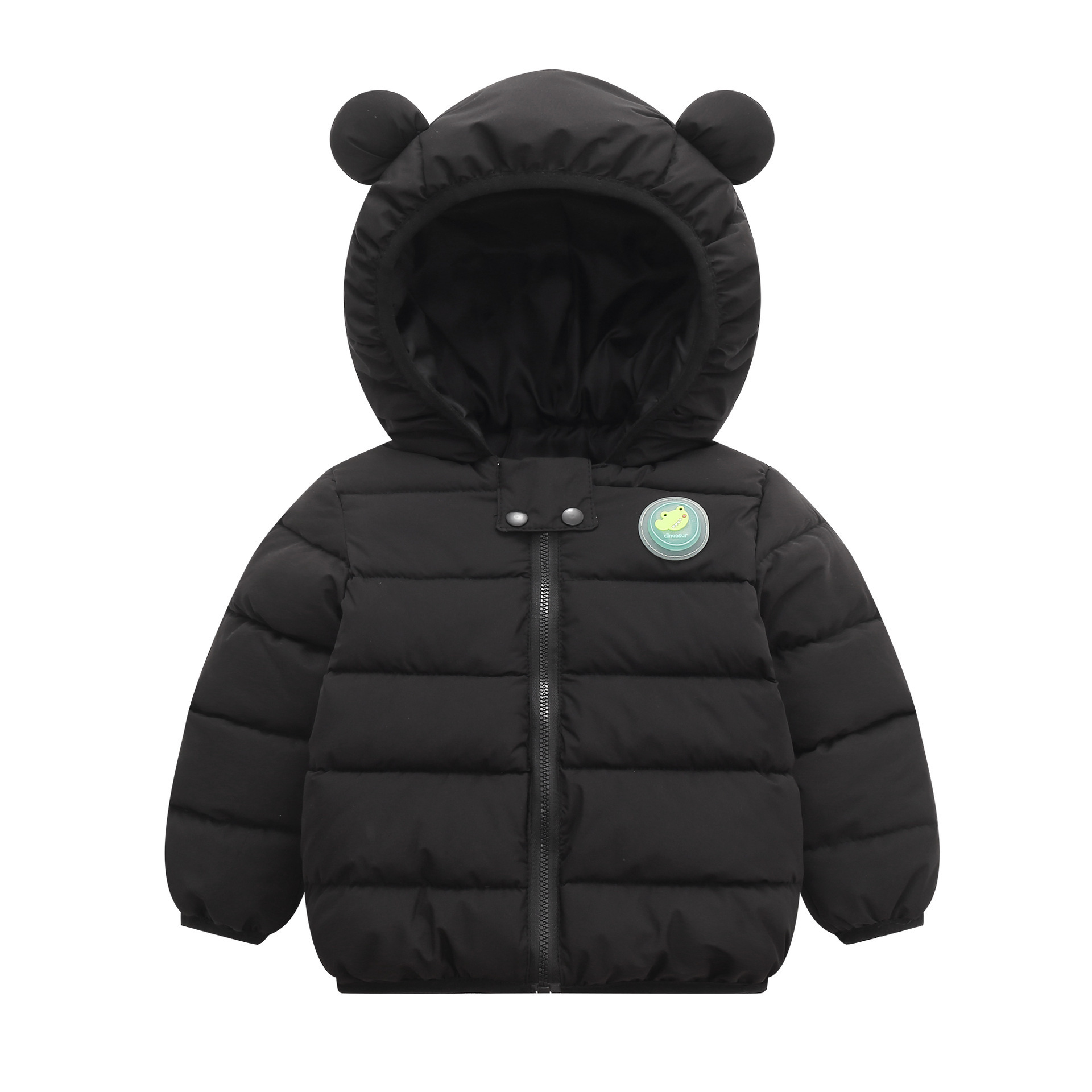 2024 Nuevo invierno Niños intermitente oído de algodón acolchado chaqueta de los niños pequeños niños y niñas bebé infantil engrosada Chaqueta de algodón acolchado