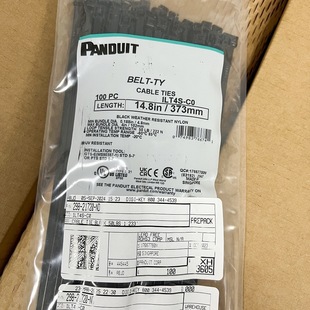 Panduit Ilt4S-C0 Black Cable Tie Outdoor High Temperature Resistant and Uv Resistant