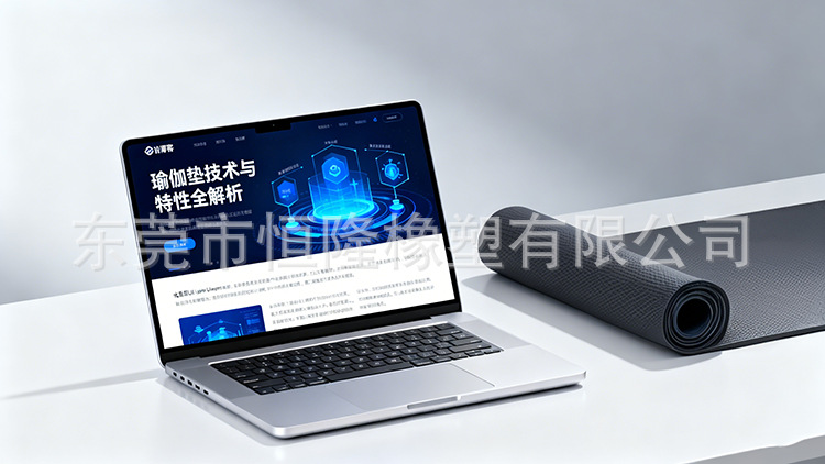 恒隆橡塑研发人员在实验室探讨瑜伽垫新材料
