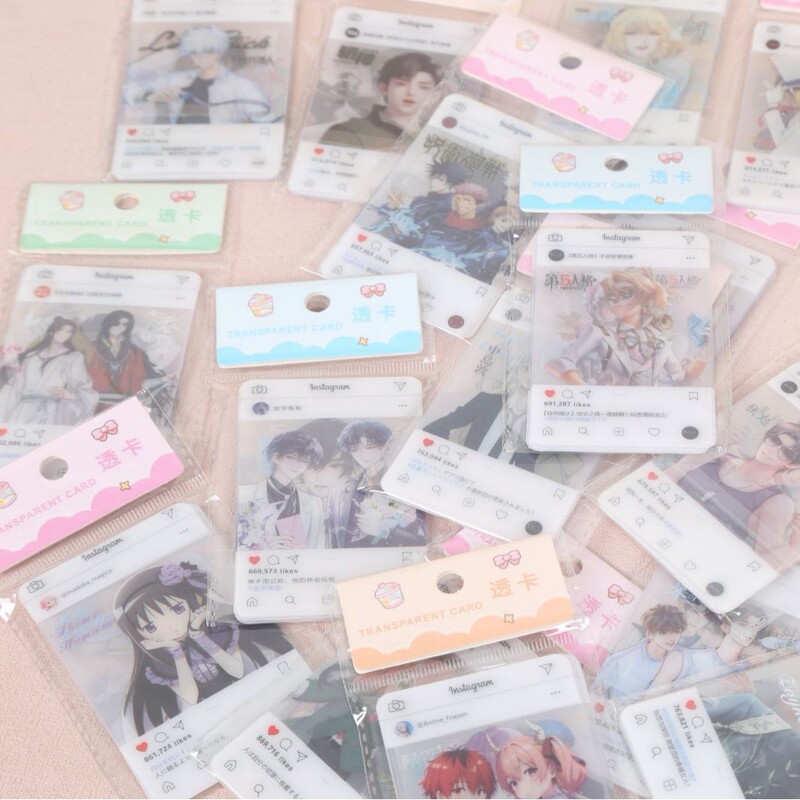 Transparent Card Blue Prison Spell Battle Bai Lu Zhao Lusi Literary Wild Dogs Transparent Card Pvc 6 Cards Per Pack Anime Merchandise Transparent Card Blue Prison Spell Battle Bai Lu Zhao Lusi Literary Wild Dogs Transparent Card Pvc 6 Cards Per Pack Anime Merchandise